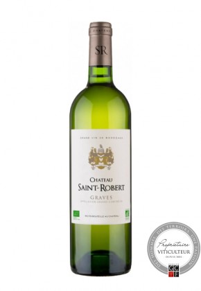 Vin biologique Château St Robert - Graves Sémillon, Sauvignon, Muscadelle Propriétés Famille Helfrich 2019